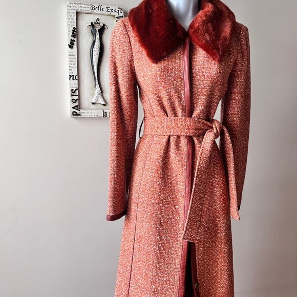 ABS Allen Schwartz Jackets & Blazers - Vintage ABS By Allen Schwartz Tweed Coat Size 6